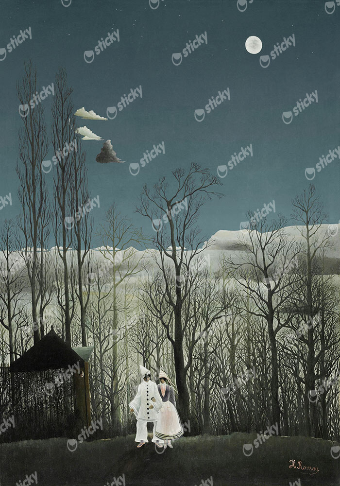 Πινακας σε καμβά HENRI ROUSSEAU - A CARNIVAL EVENING