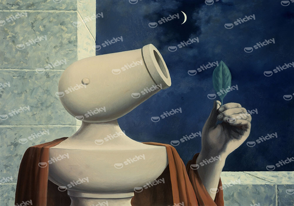 Πινακας σε καμβά MAGRITTE - THE GUIDE