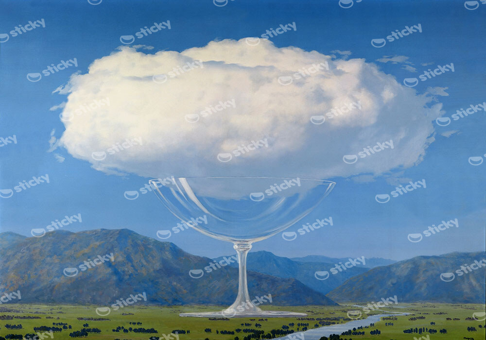 Πινακας σε καμβά MAGRITTE - THE HEARTSTRINGS