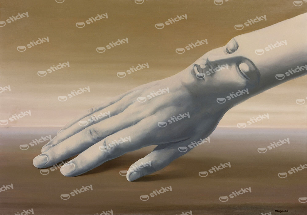 Πινακας σε καμβά MAGRITTE - THE INDISCREET JEWELS