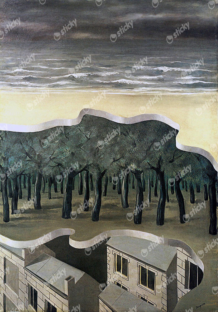 Πινακας σε καμβά MAGRITTE - POPULAR PANORAMA