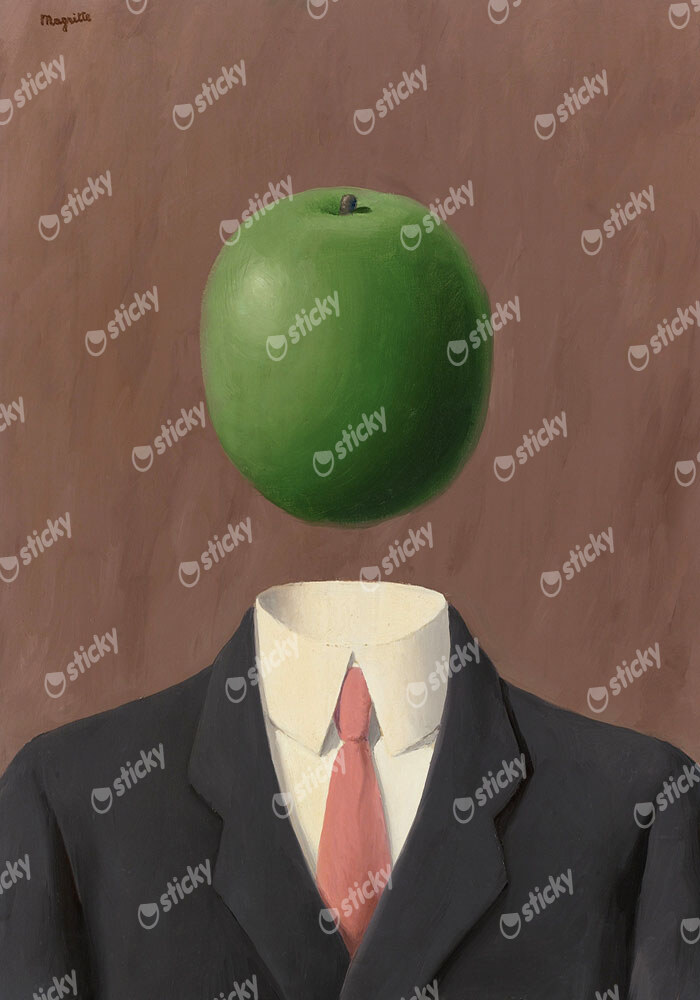 Πινακας σε καμβά MAGRITTE - THE LISTENING ROOM