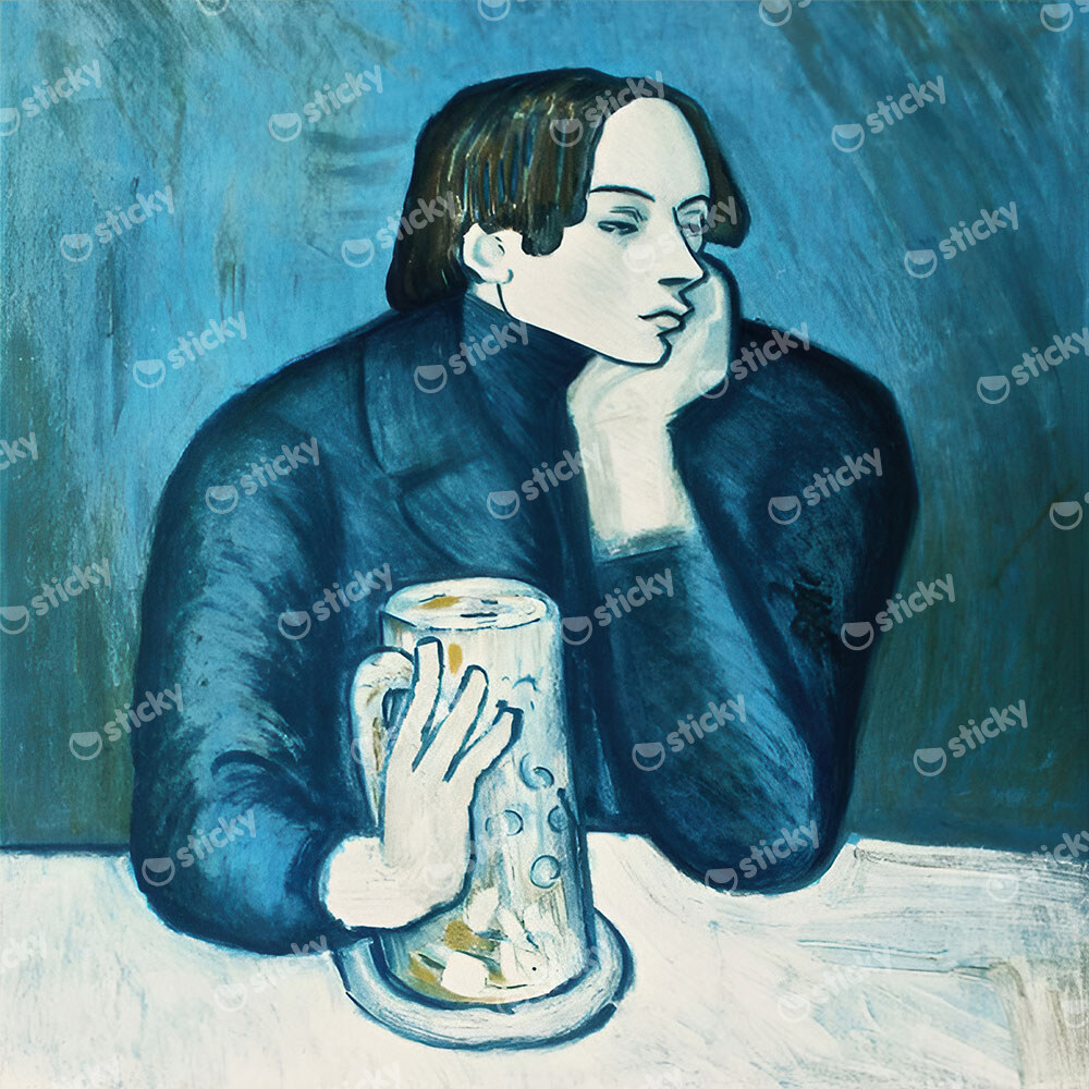 Πίνακας σε καμβά PICASSO - PORTRAIT OF JAIME SABARTES