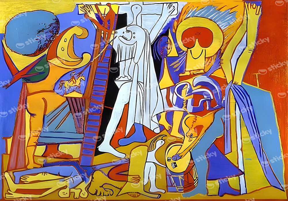 Πινακας σε καμβά PICASSO - CRYCIFIXION