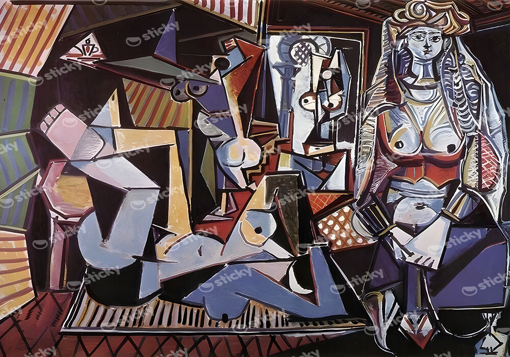 Πινακας σε καμβά PICASSO - THE WOMEN OF ALGIERS