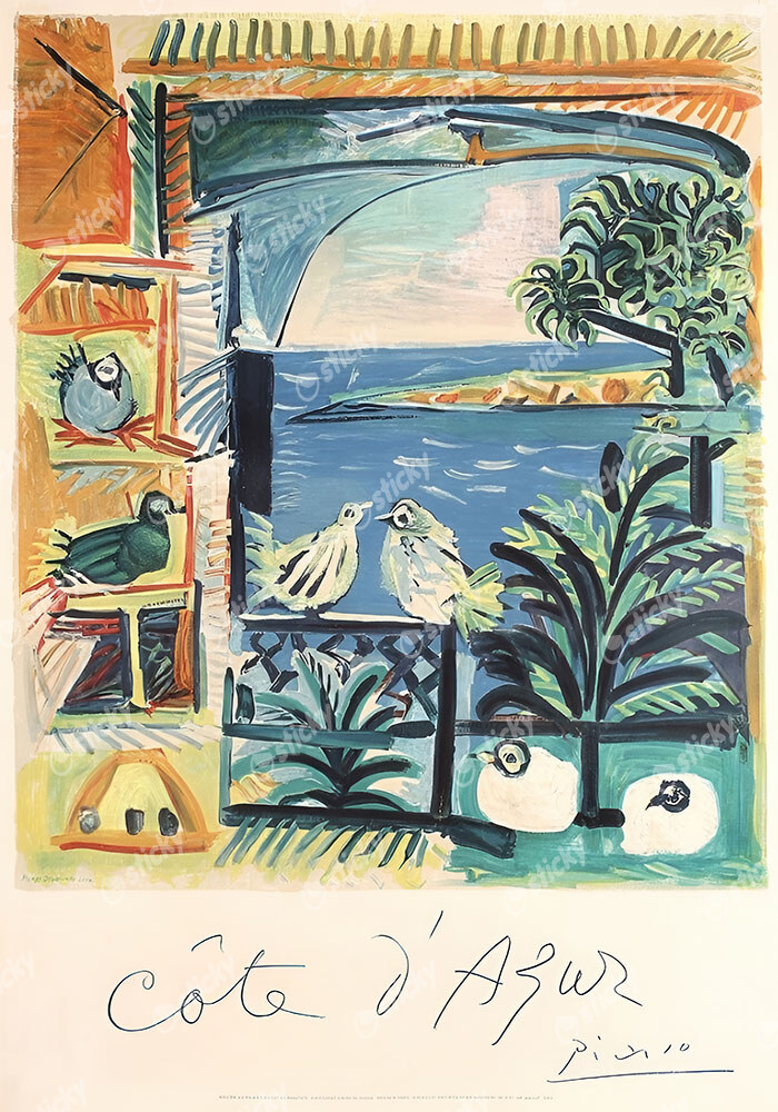 Πινακας σε καμβά PICASSO - COTE D'AZUR