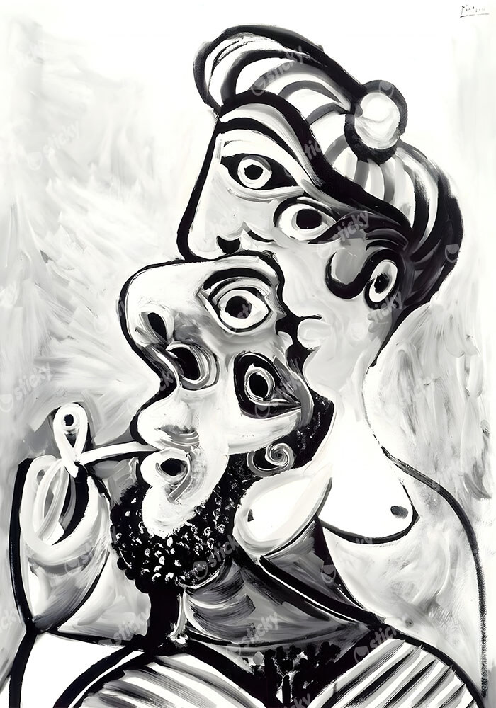 Πινακας σε καμβά PICASSO - COUPLE 1969