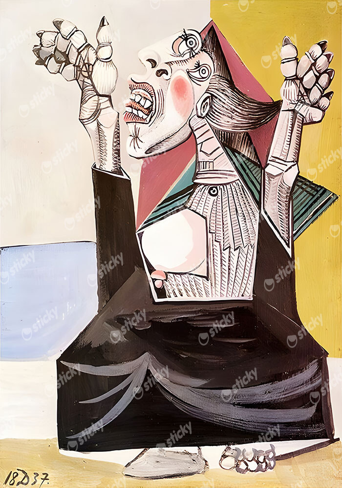 Πινακας σε καμβά PICASSO - THE IMPLORING