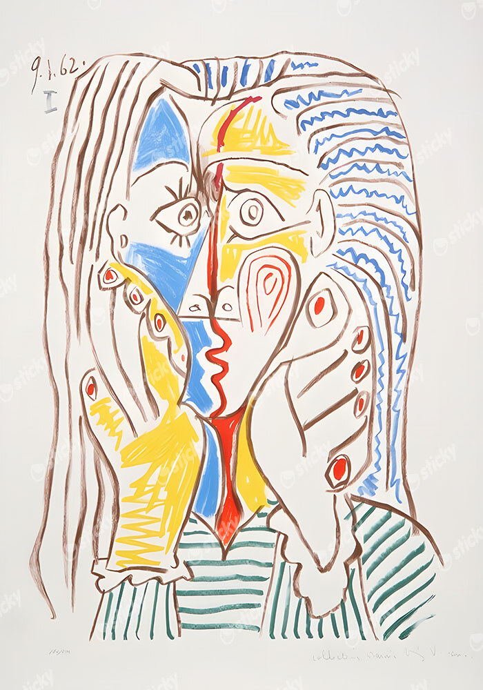 Πινακας σε καμβά PICASSO - VISAGE 1962