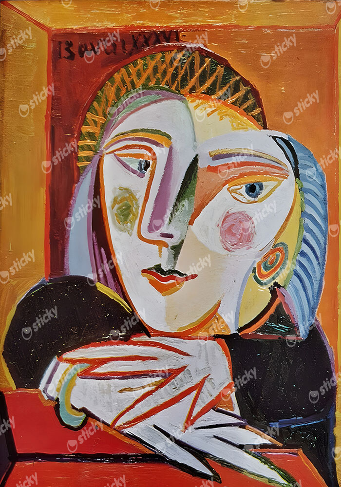Πινακας σε καμβά PICASSO - WOMAN BY THE WINDOW