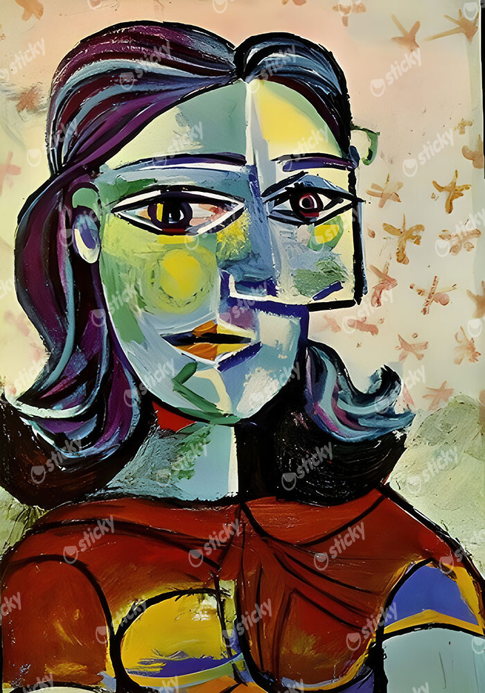 Πινακας σε καμβά PICASSO - WOMAN'S HEAD