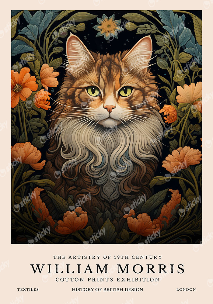Πινακας σε καμβά WILLIAM MORRIS - CAT 3