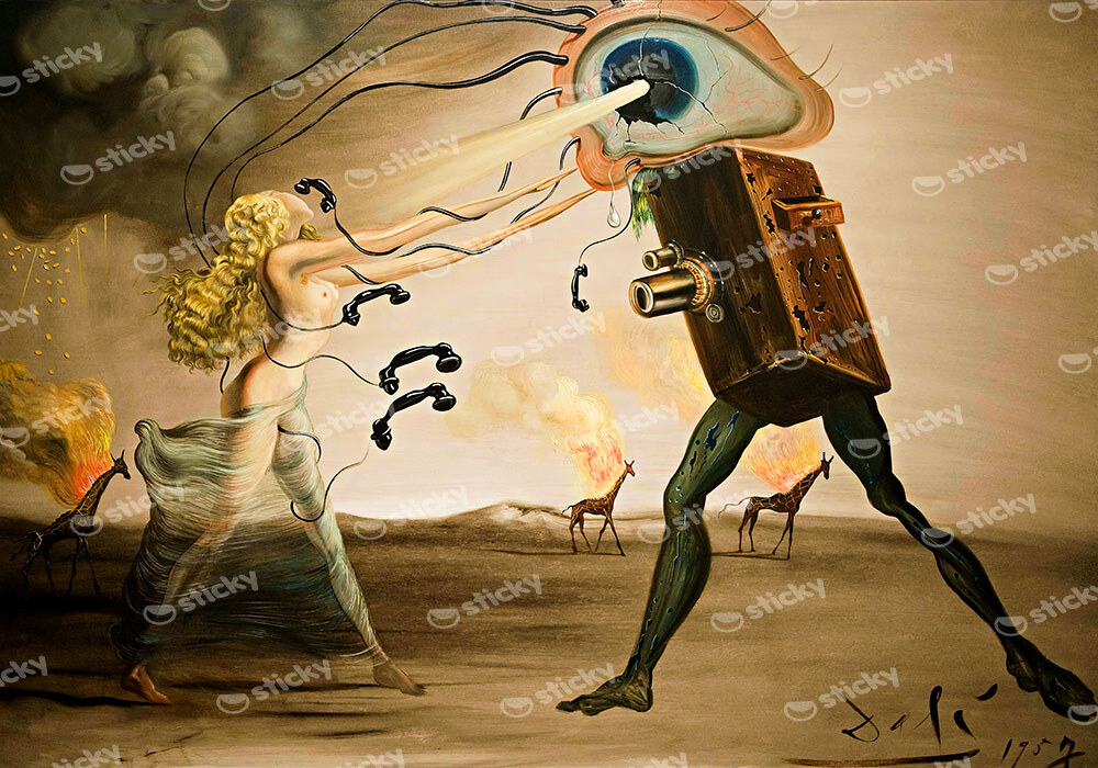 Πινακας σε καμβά DALI - MODERN RHAPSODY