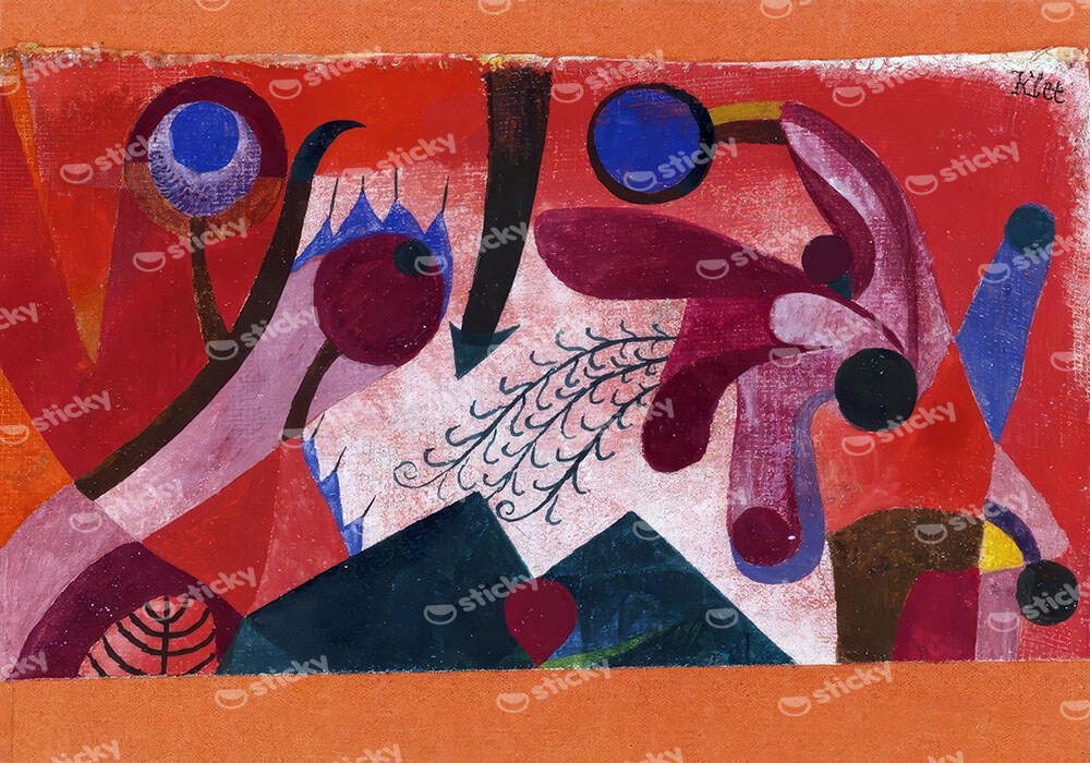 Πινακας σε καμβά PAUL KLEE - POISONOUS BERRIES