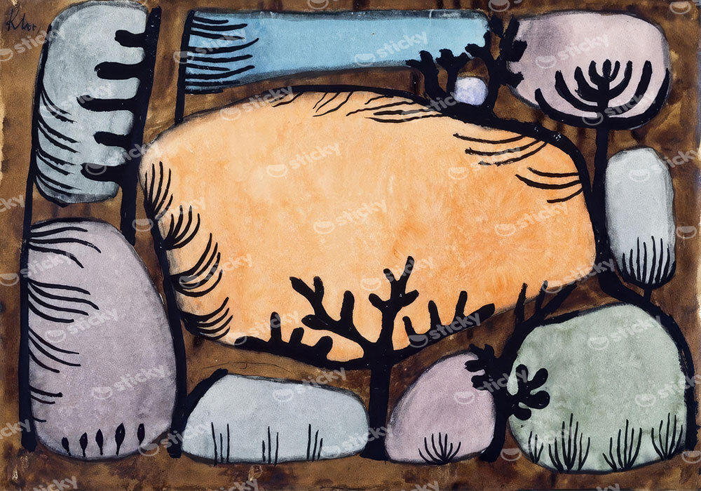 Πινακας σε καμβά PAUL KLEE - THE DAY IN THE FOREST