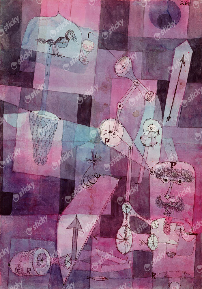 Πινακας σε καμβά PAUL KLEE - ANALYSIS OF VARIOUS PERVERSITIES