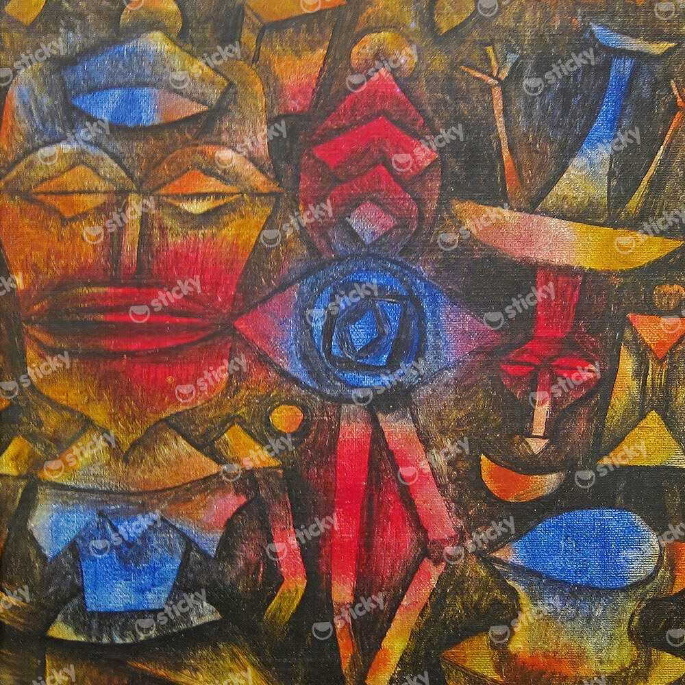 Πίνακας σε καμβά PAUL KLEE - COLLECTION OF FIGURINES
