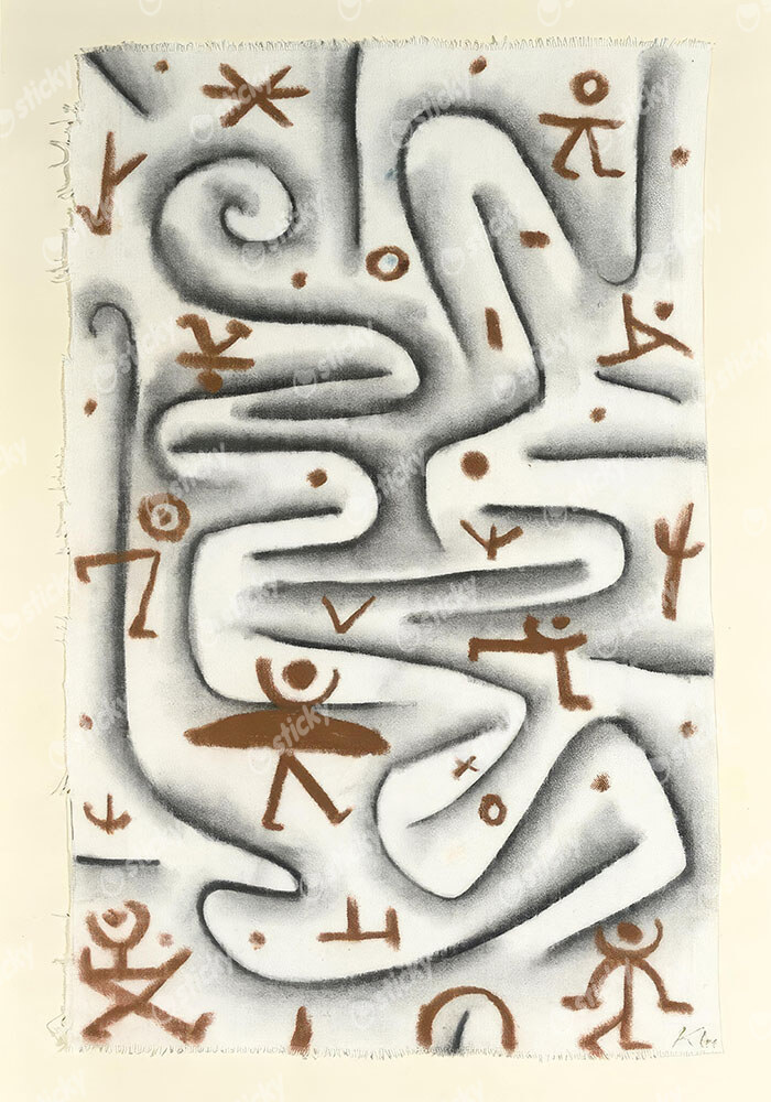 Πινακας σε καμβά PAUL KLEE - AREA OF HIGH SPIRITS