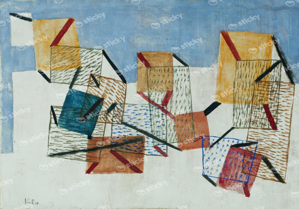 Πινακας σε καμβά PAUL KLEE - BERTHS