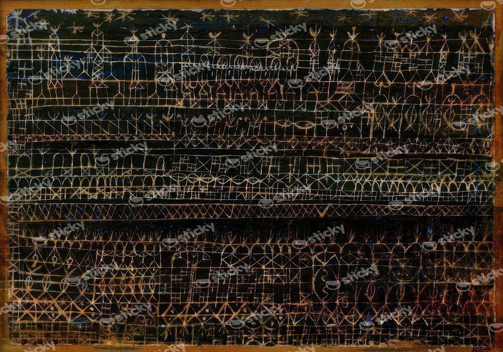 Πινακας σε καμβά PAUL KLEE - CASTLE OF THE FAITHFUL