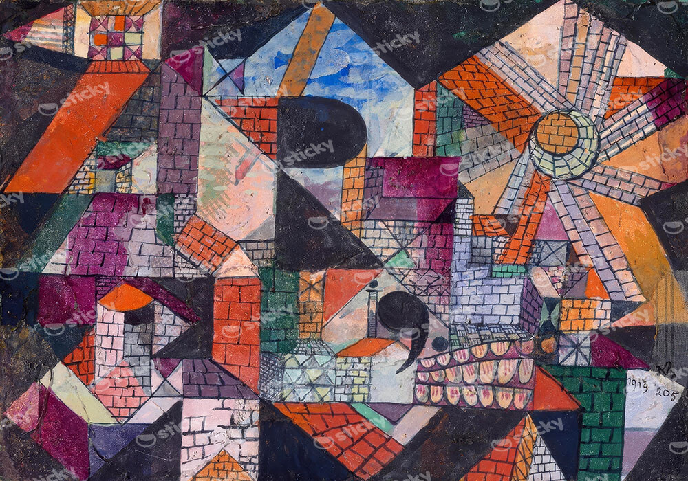 Πινακας σε καμβά PAUL KLEE - CITY R