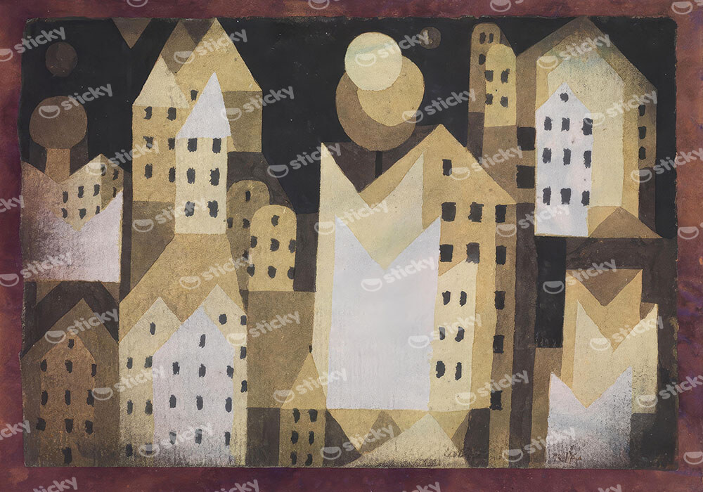 Πινακας σε καμβά PAUL KLEE - COLD CITY