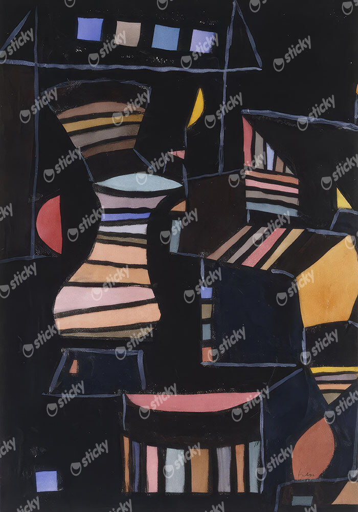 Πινακας σε καμβά PAUL KLEE - ARTIFICIAL COURTYARD