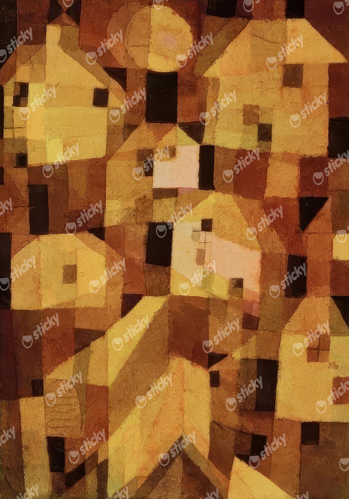 Πινακας σε καμβά PAUL KLEE - AUTUMNAL PLACE