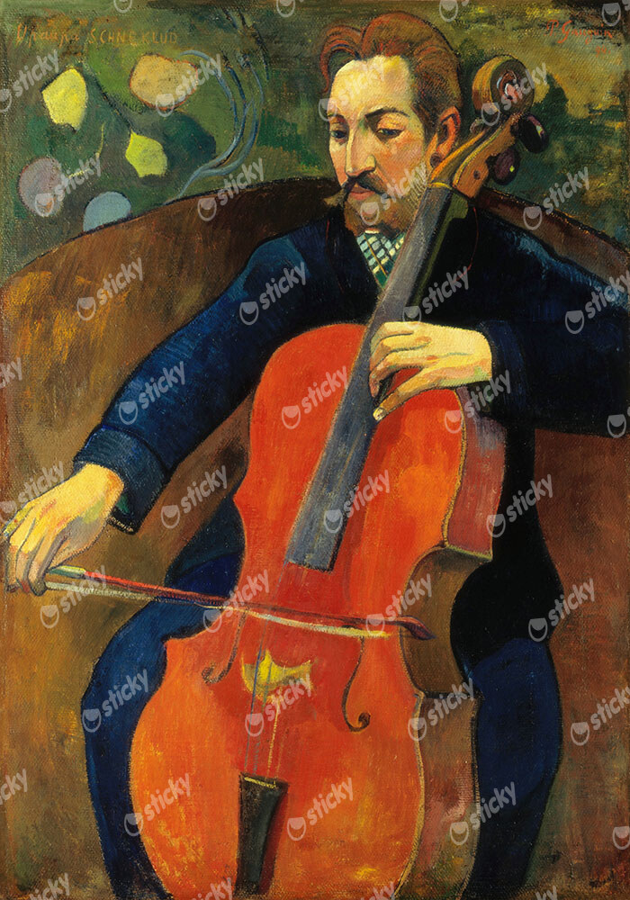 Πινακας σε καμβά PAUL GAUGUIN - THE CELLIST