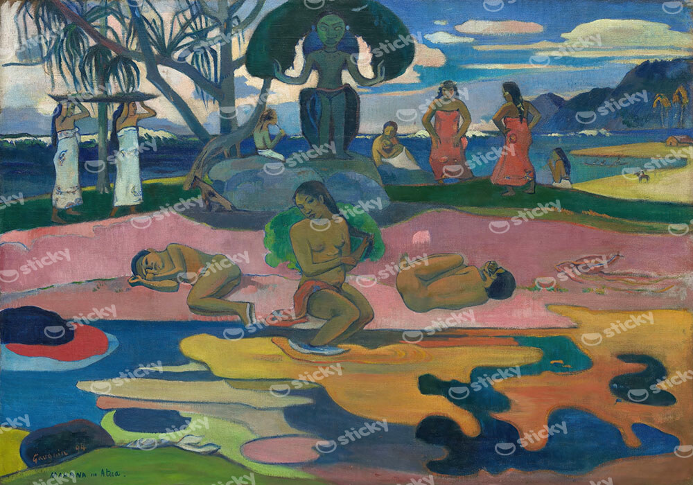 Πινακας σε καμβά PAUL GAUGUIN - DAY OF THE GOD