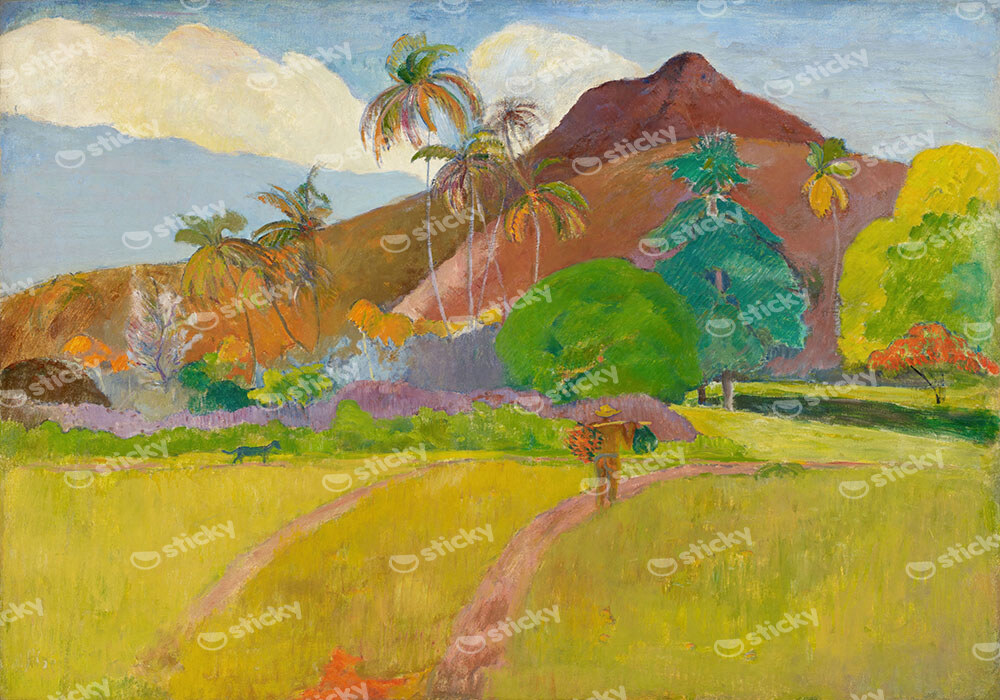 Πινακας σε καμβά PAUL GAUGUIN - TAHITIAN LANDSCAPE