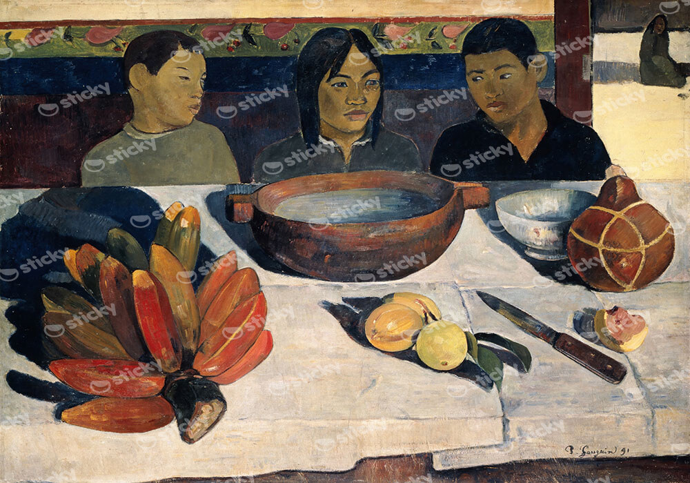 Πινακας σε καμβά PAUL GAUGUIN - THE MEAL