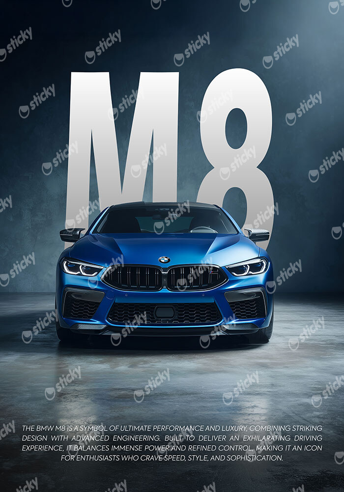 Πινακας σε καμβά BMW M8