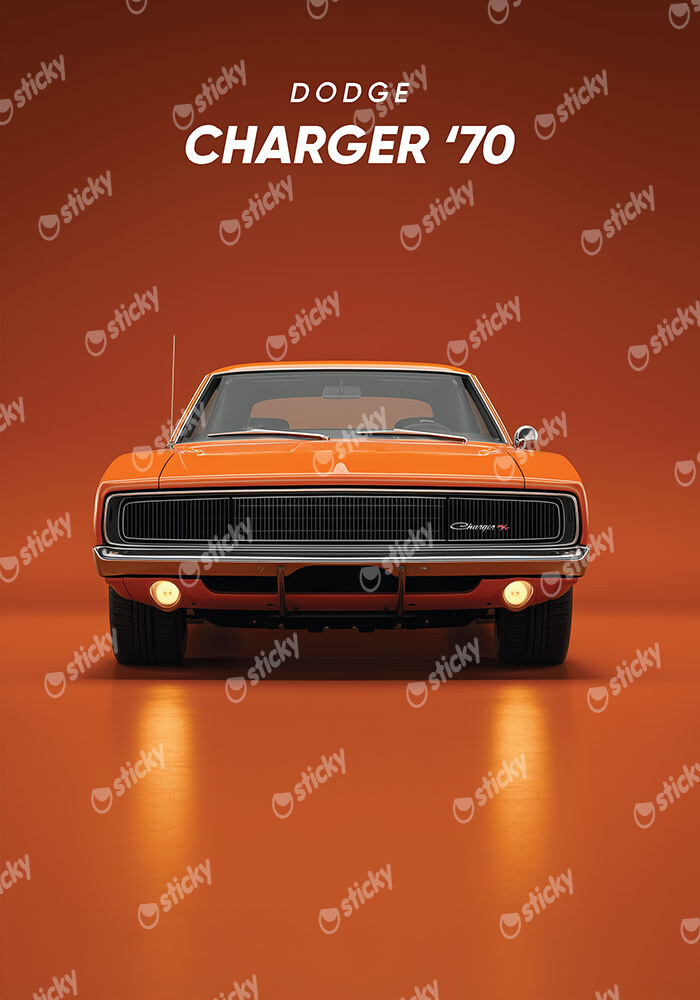 Πινακας σε καμβά CHARGER 70'S
