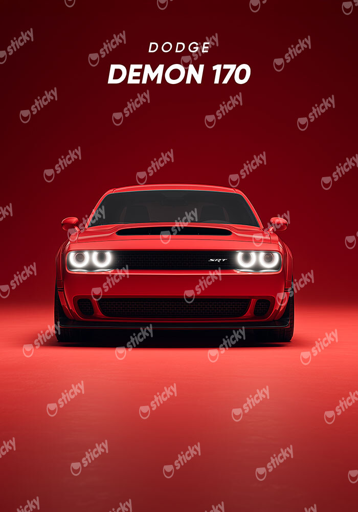 Πινακας σε καμβά DODGE DEMON 170