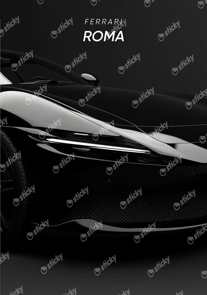 Πινακας σε καμβά FERRARI ROMA