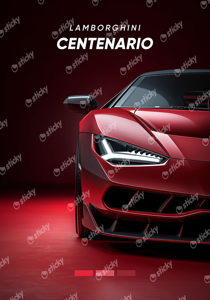 Πινακας σε καμβά LAMBORGHINI CENTENARIO