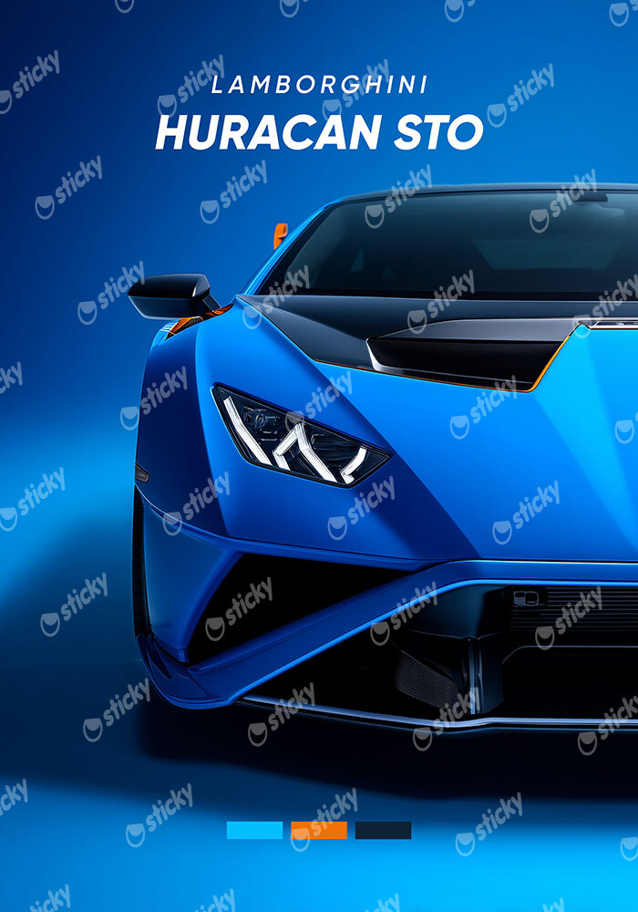 Πινακας σε καμβά LAMBORGHINI HURACAN STO