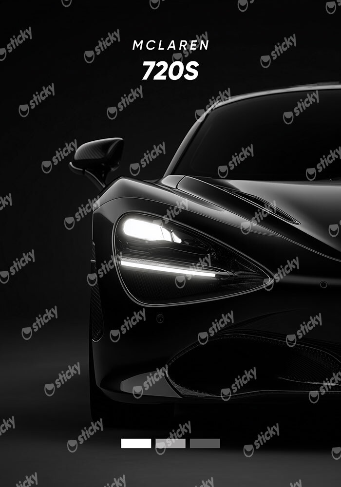 Πινακας σε καμβά MCLAREN 720S
