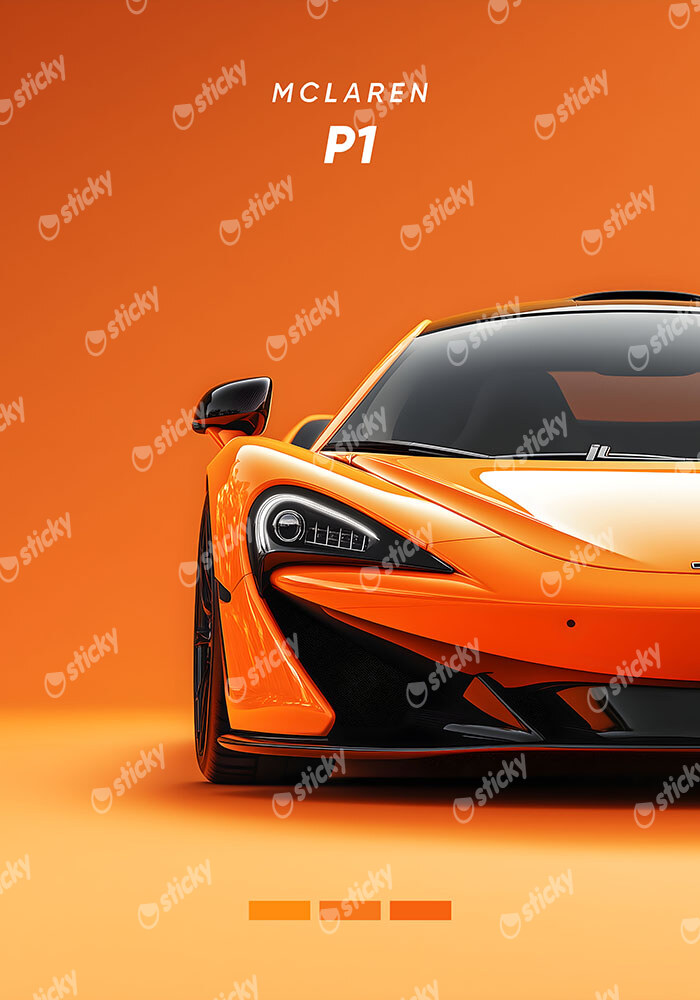 Πινακας σε καμβά MCLAREN P1