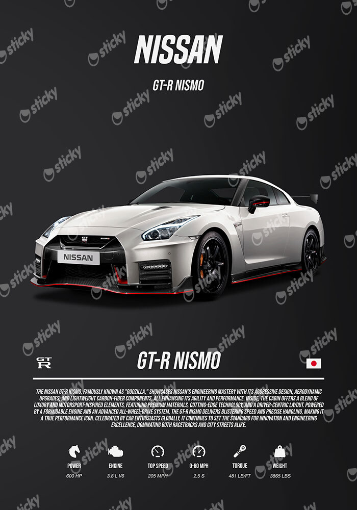 Πινακας σε καμβά NISSAN GTR IMPERIAL
