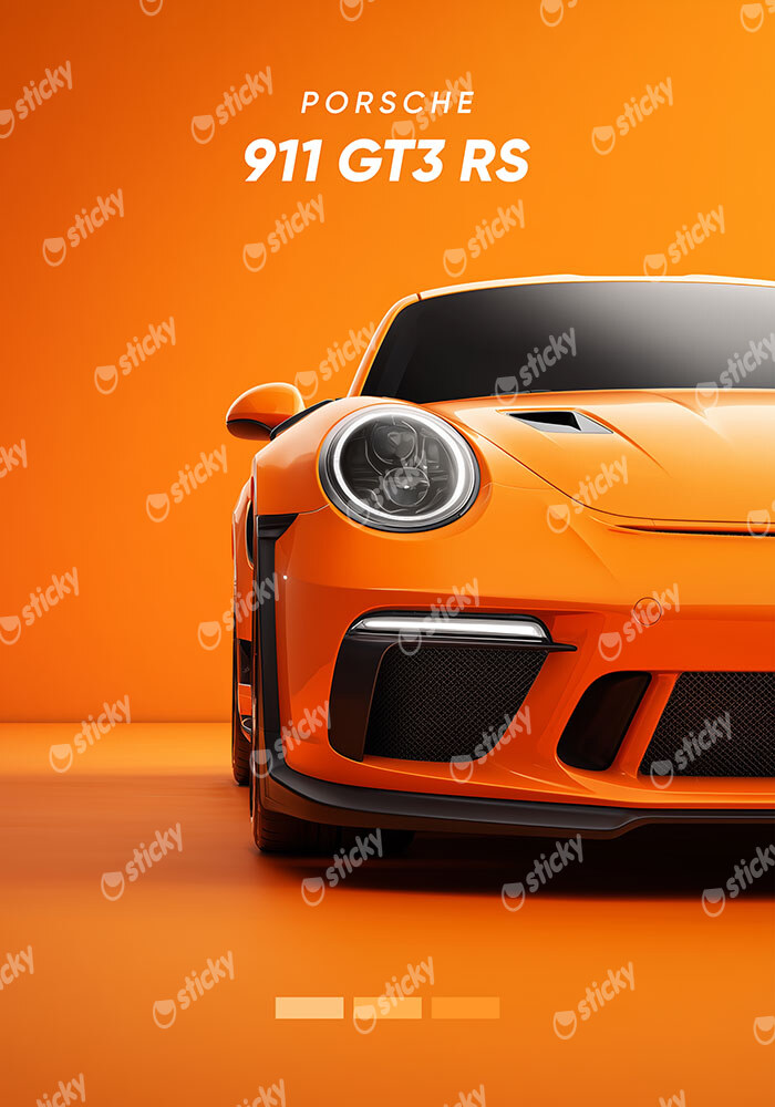 Πινακας σε καμβά PORSCHE 911 GT3 RS