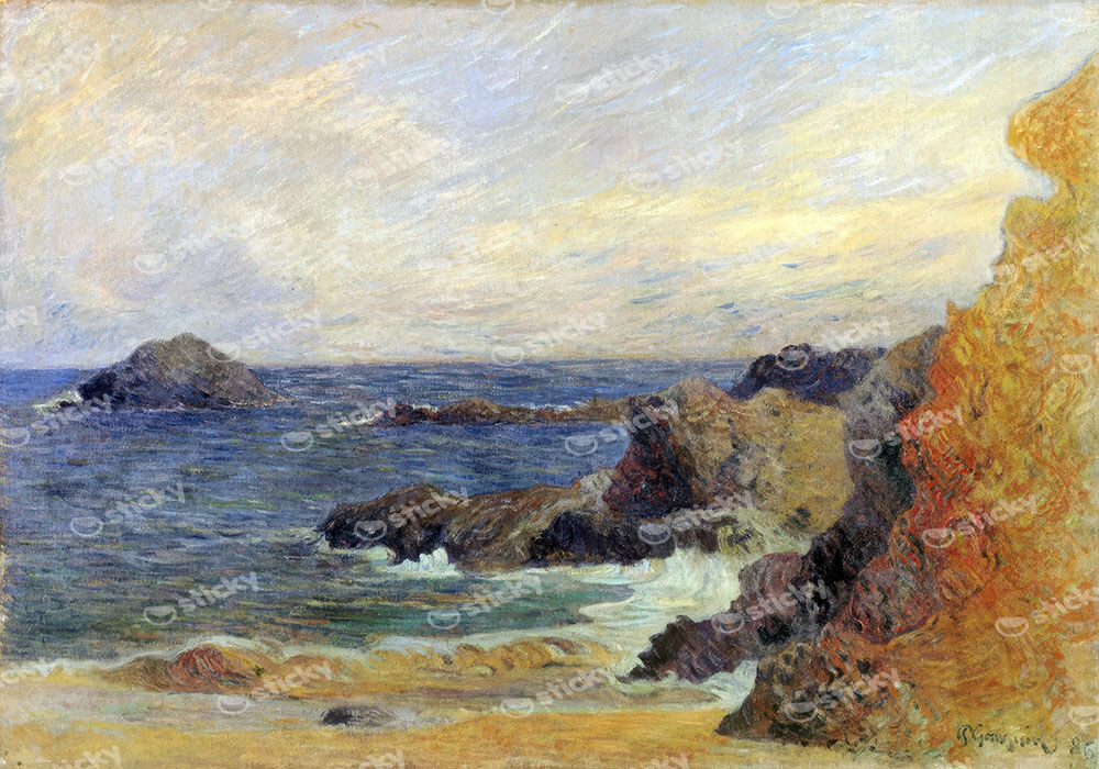 Πινακας σε καμβά PAUL GAUGUIN - COASTAL LANDSCAPE