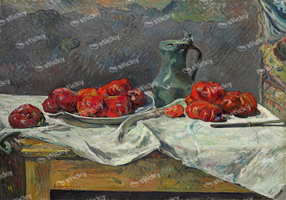 Πινακας σε καμβά PAUL GAUGUIN - STILL LIFE WITH TOMATOES