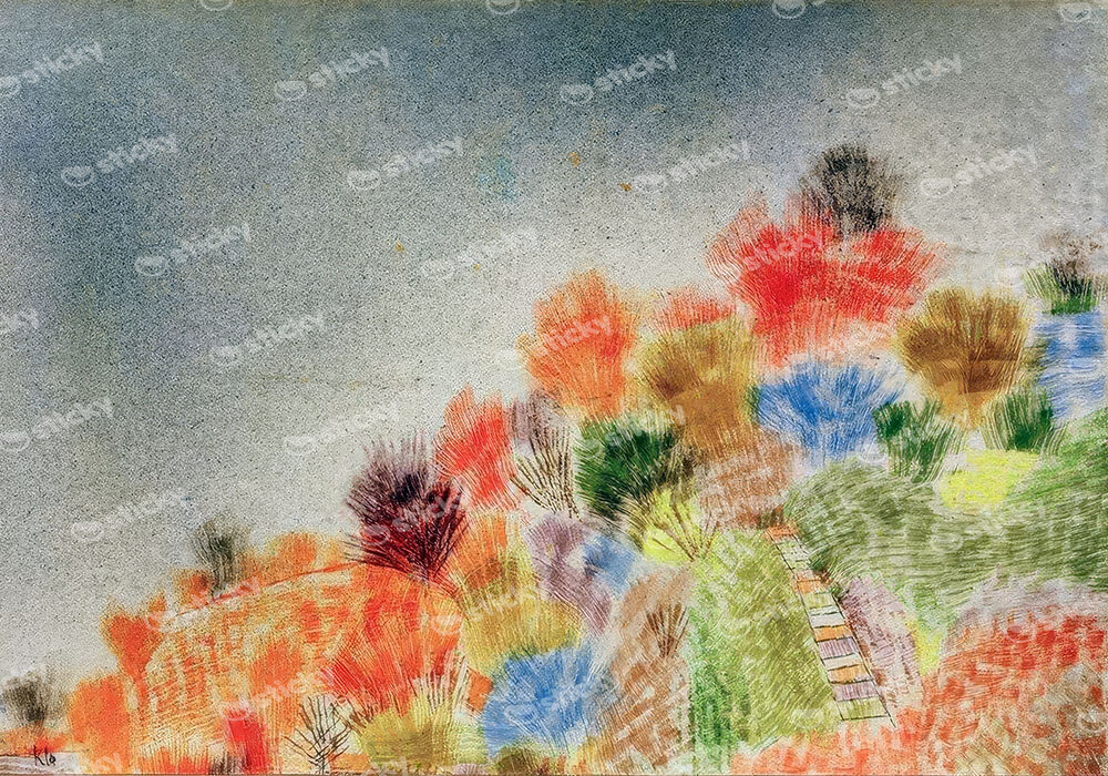 Πινακας σε καμβά PAUL KLEE - BUSHES IN SPRING