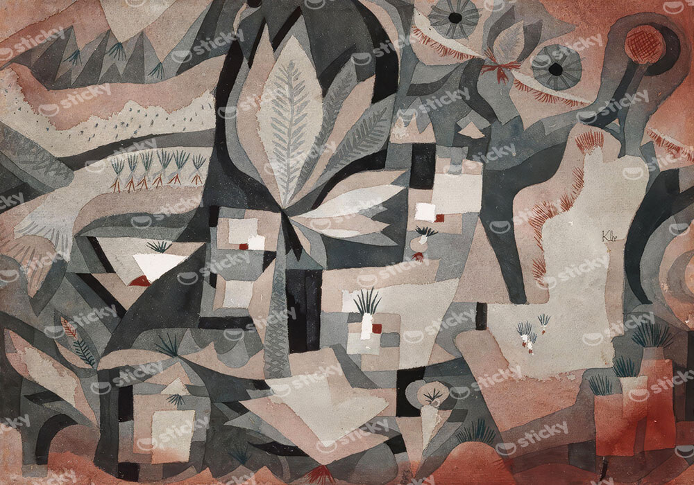 Πινακας σε καμβά PAUL KLEE - DRY COOL GARDEN