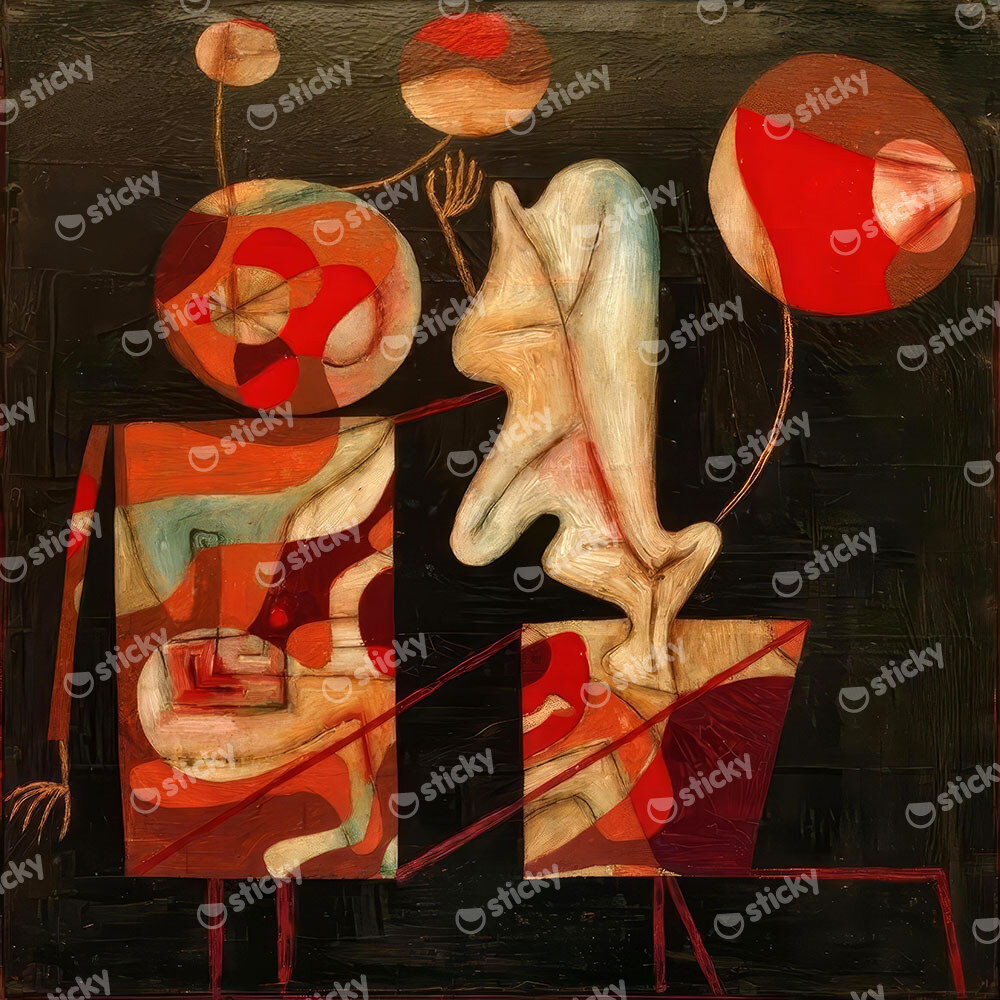 Πίνακας σε καμβά PAUL KLEE - MARIONETTES