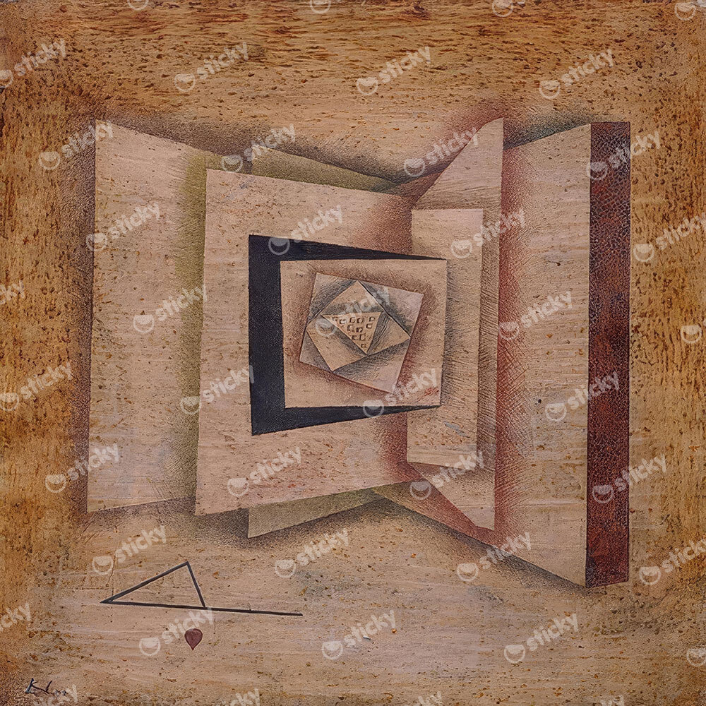 Πίνακας σε καμβά PAUL KLEE - OPEN BOOK