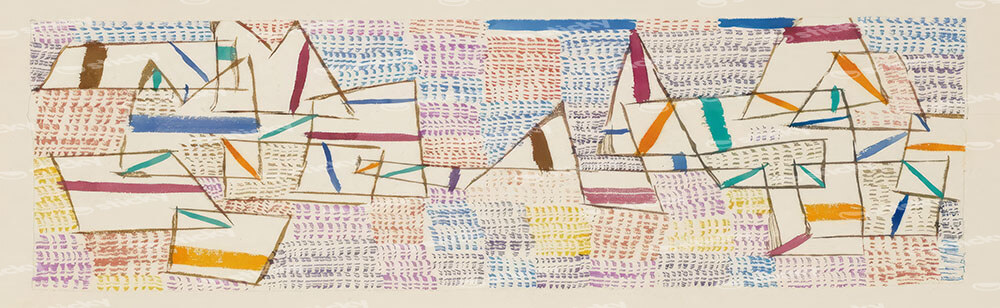Πίνακας Πανοραμικός σε καμβά PAUL KLEE - CÔTE DE PROVENCE 7