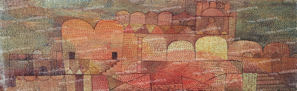 Πίνακας Πανοραμικός σε καμβά PAUL KLEE - ORIENTAL CATHEDRAL